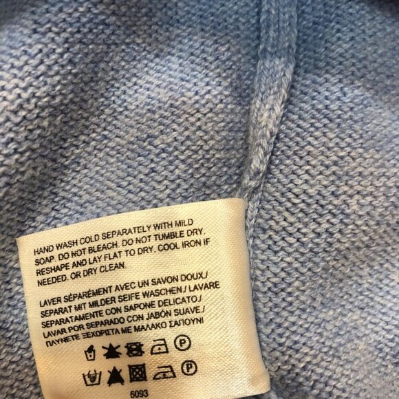 346 Brooks Brothers 1/4 Zip Long Sleeve Blue Pullover Size M - Picture 7 of 7